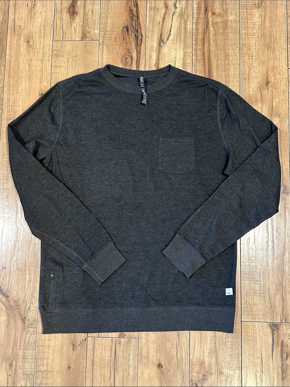VUORI JEFFREY performance PULLOVER MENS XL Gray
